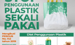 Stop Penggunaaan Kantong Belanja Plastik Sekali Pakai