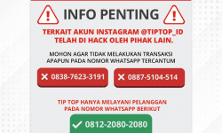 Informasi Akun Social Media IG TIP TOP