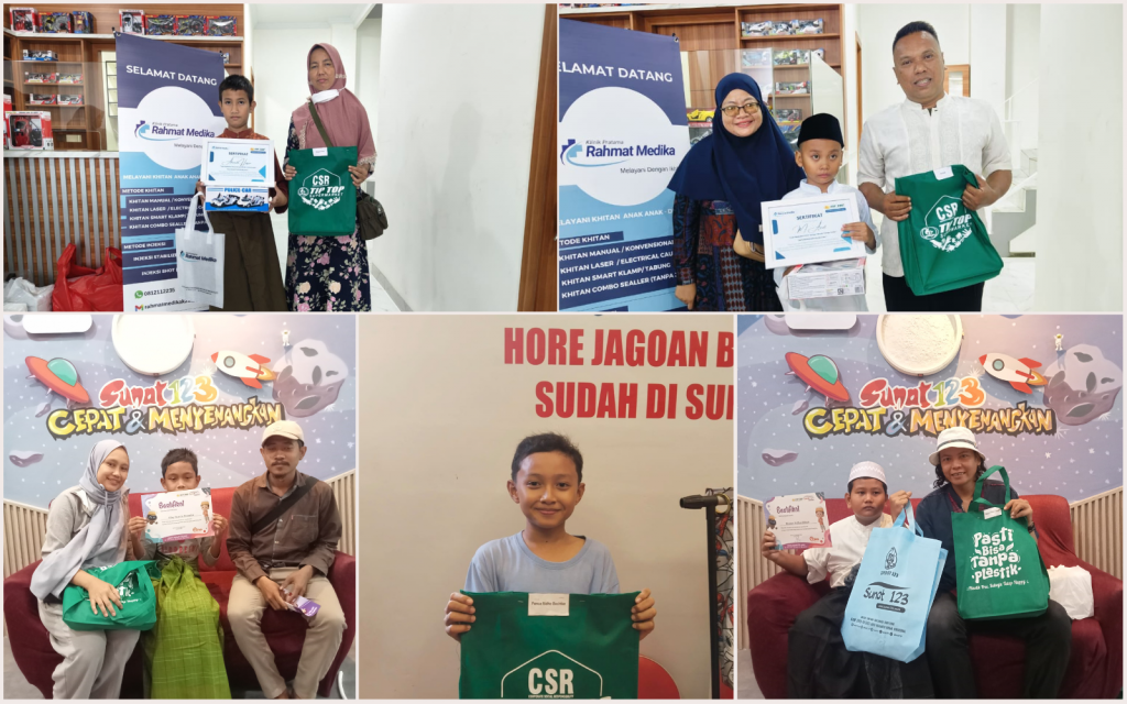 Bertepatan Libur Sekolah, TIP TOP Supermarket Gelar Khitan Massal Gratis