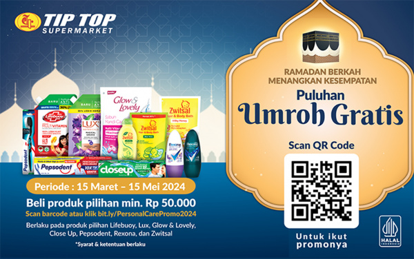 Umroh Gratis - Ramadan Berkah TIP TOP Supermarket