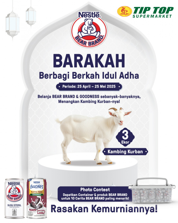 TOP SPENDER & PHOTO CONTEST BEAR BRAND 189Ml & GOODNES (All Variants)