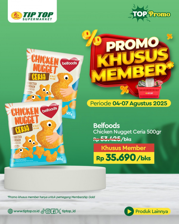 Promo Khusus Member Periode 04-07 Agustus 2025