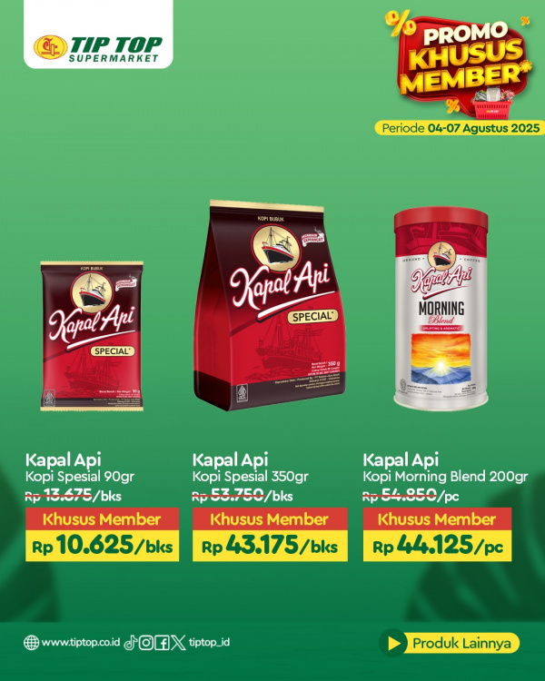 Promo Khusus Member Periode 04-07 Agustus 2025