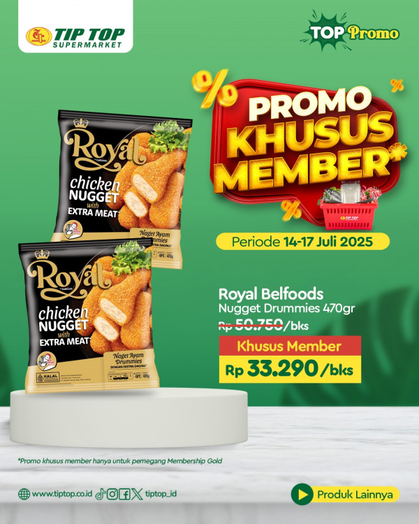 Promo Khusus Member Periode 14-17 Juli 2025