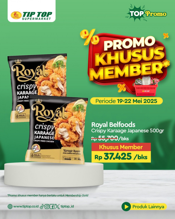 Promo Khusus Member Periode 19 - 22  Mei 2025