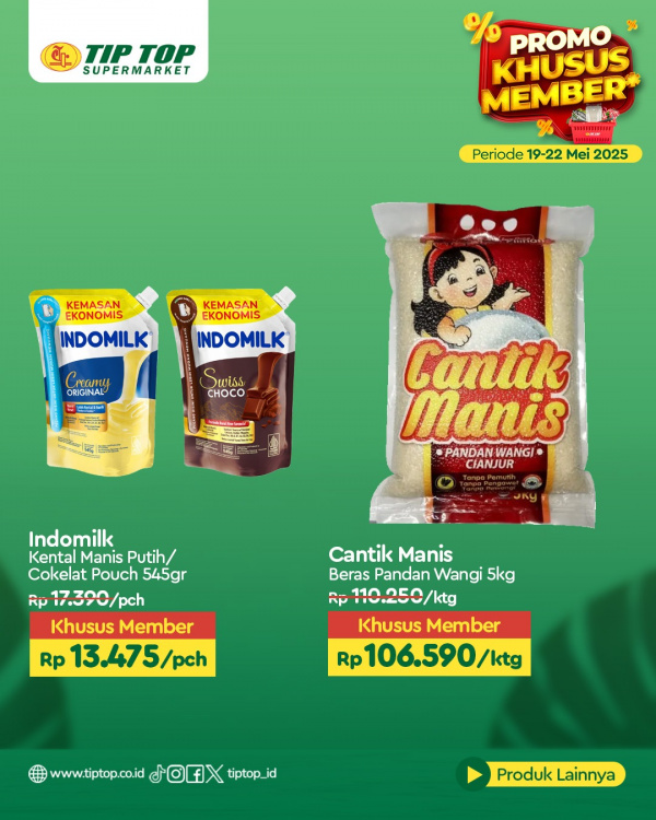 Promo Khusus Member Periode 19 - 22 Mei 2025