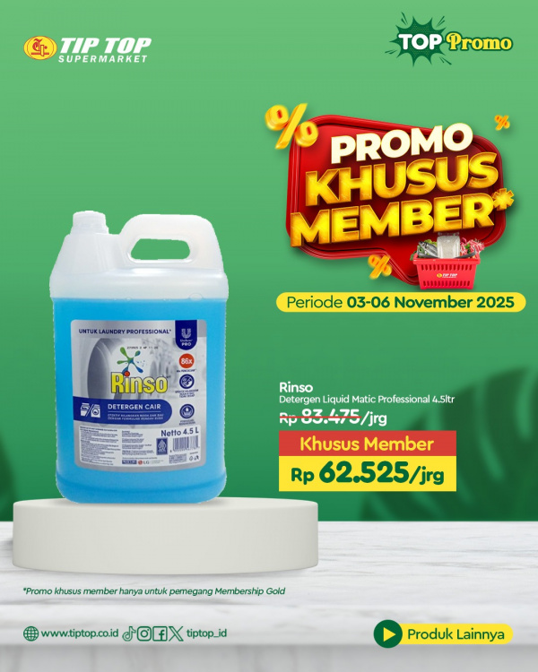 Promo Khusus Member Periode 03-06 November 2025