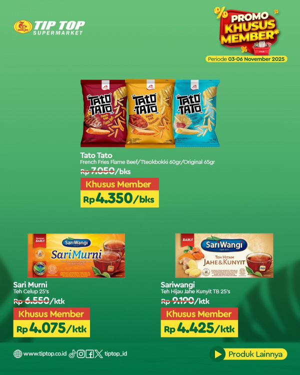 Promo Khusus Member Period 03-06 November 2025