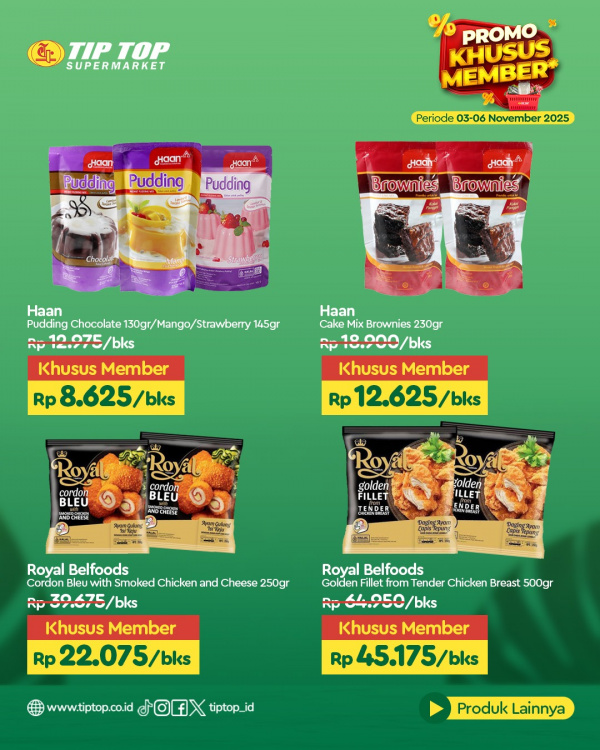 Promo Khusus Member Periode 03-06 Novembe 2025