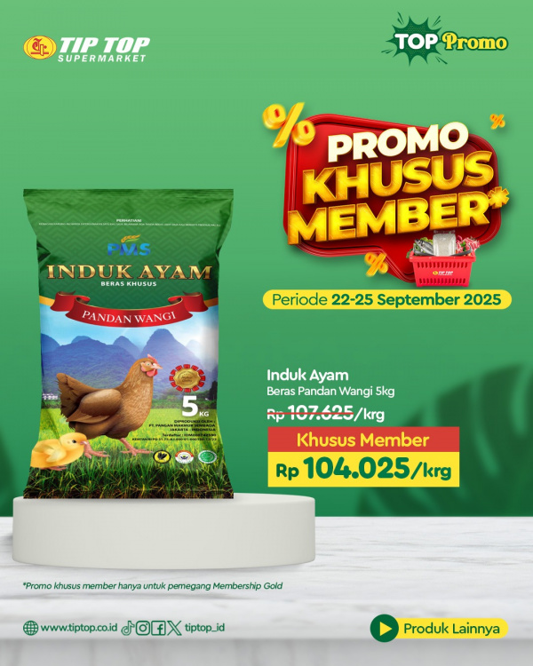 Promo Khusus Member Periode 22-25 September 2025
