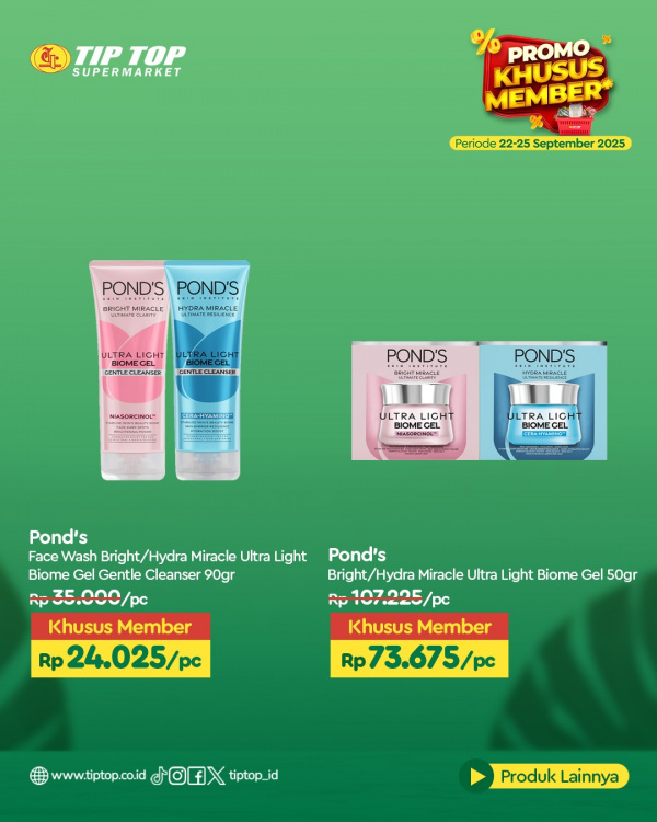 Promo Khusus Member Periode 22-25 September 2025