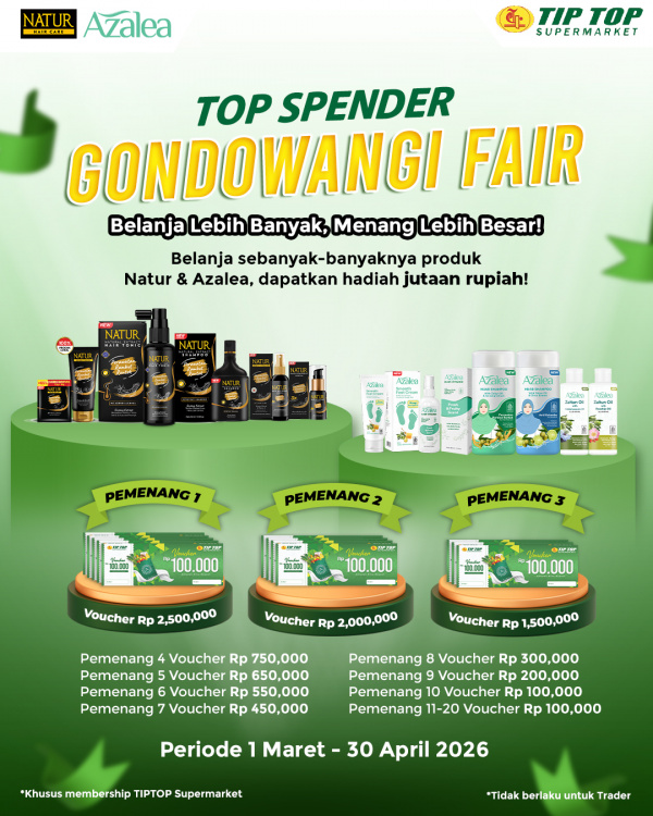 TOP SPENDER GONDOWANGI