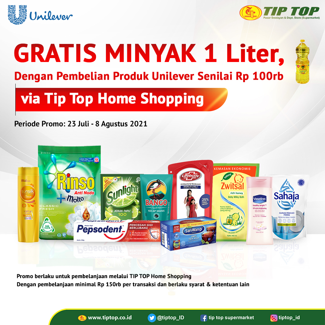 Promo Unilever - Tip Top Supermarket