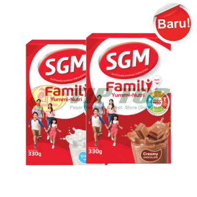 SGM Family Creamy Chocolate, Vanila Box 330gr