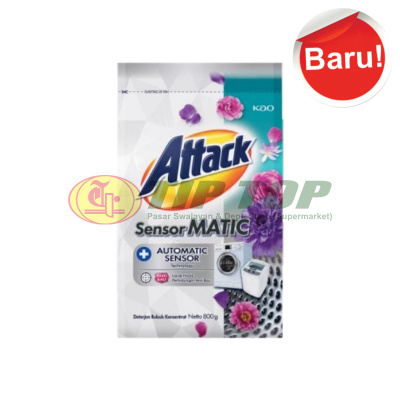 Attack Sensor Matic Detergent Bubuk 800gr