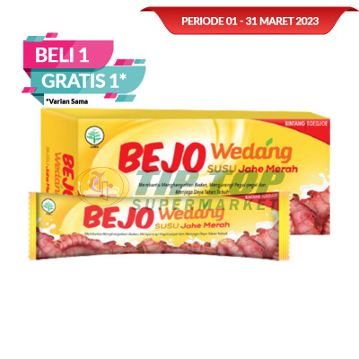Bejo Wedang Susu Jahe Merah 5x10,5gr