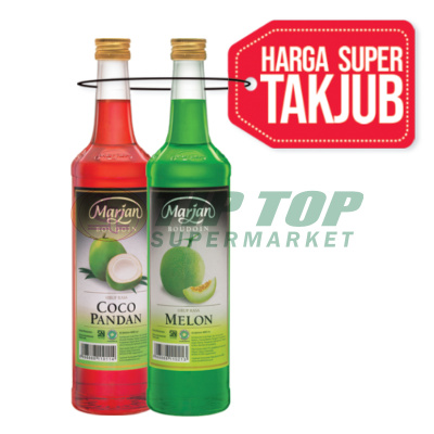 Marjan Syrup Boudoin Cocopandan, Melon 460ml