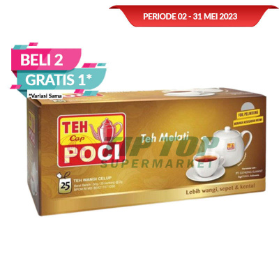Poci Teh Celup Premium Melati 25's