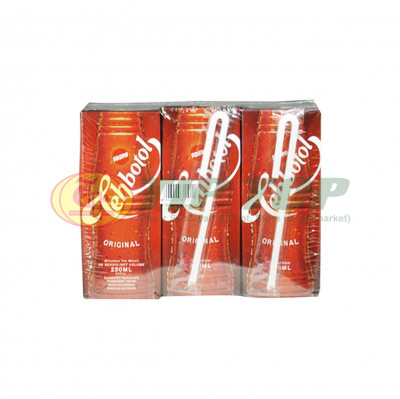 SOSRO Teh Botol Kotak Banded 6x250ml