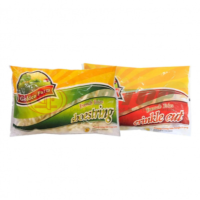 GOLDEN FARM Shoestring, Crinkle Potatos 1kg