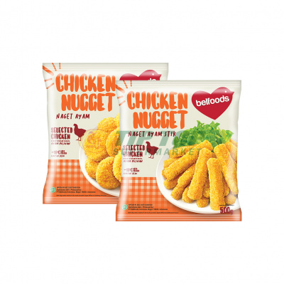 Belfoods Chicken Nugget, Stick 500gr