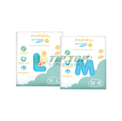 Makuku Baby Diapers Comfort Fit Pants M28, L26
