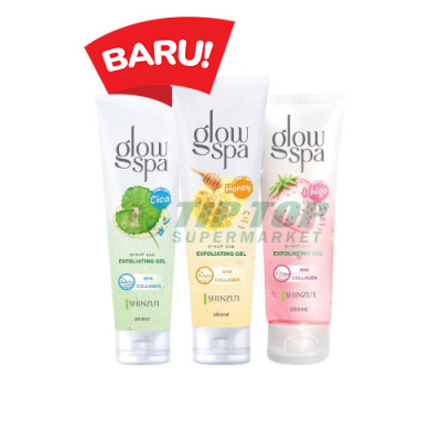 Glow Spa Exfoliating Gel Cica, Honey, Ichigo 260ml