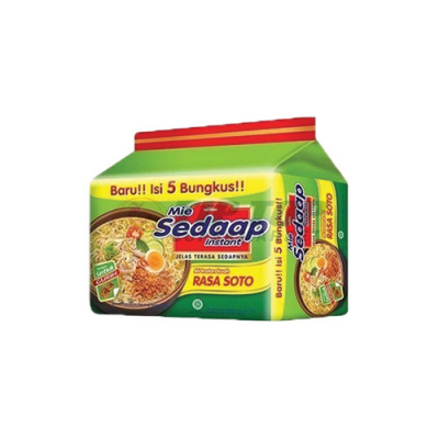 Mie Sedaap Mie Instant Rasa Soto Multipack 5's