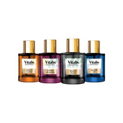 Vitalis Eau De Parfum Juicy luxe, Extra Bloom, Glam Stay, Glow Up 50ml