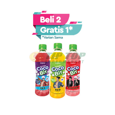 Cocobit Freezy Kyoho Grape/Hokkaido Melon/Strawberry Sakura 350ml