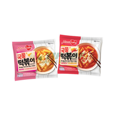 Mama Suka Topokki Soupy Korean Rice Cake Rose Carbonara/Spicy Cheese 105gr