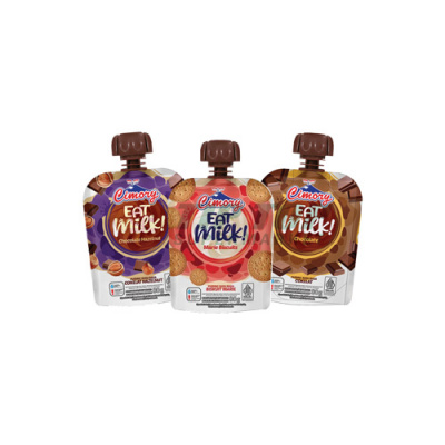 Cimory Puding Susu Eat Milk Rasa Chocolate Hazelnut/Marie Biscuit/Chocolate Pouch 80gr
