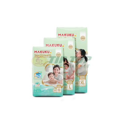 Makuku Diapers Skin Health Pants M 60’s/L 54’s/XL 48’s