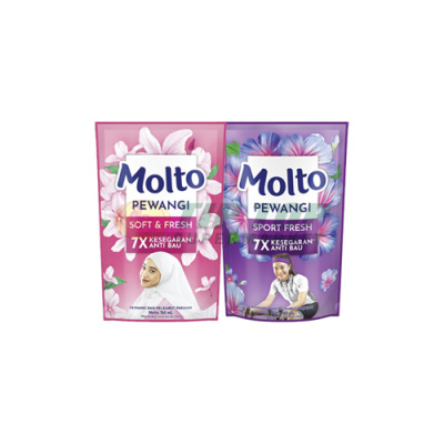 Molto Pewangi Soft & Fresh/Sport Fresh Refill 765ml