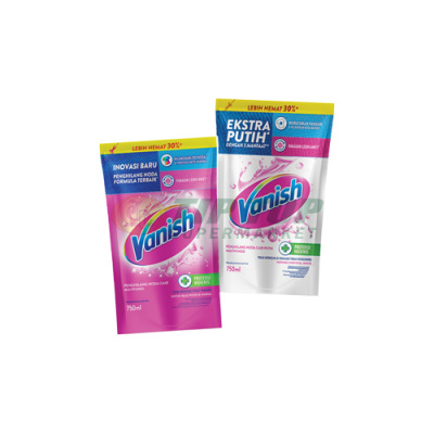 Vanish Penghilang Noda Liquid/Baju Putih Lebih Putih Pouch 750ml