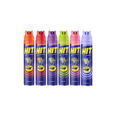 HIT Anti Nyamuk dan Kecoa Aerosol Wangi Orange/Japanese Sakura/Lily Blossom/Fresh Citrus/Pink Blossom/Lavender Breeze 600ml