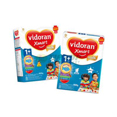 Vidoran Xmart 1+ Rasa Madu/Vanila 800gr