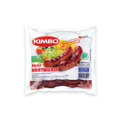 Kimbo Sosis Sapi Mini Bratwurst 500gr