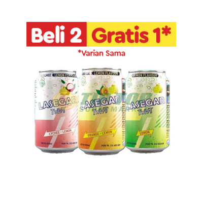 Lasegar Twist Jeruk Lemon/Lemon/Leci Lemon Can 320ml