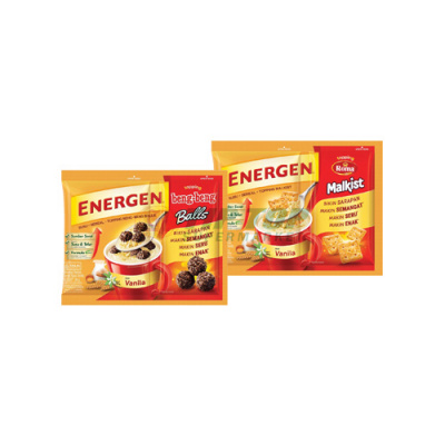 Energen Sereal Vanila Topping Beng Beng Balls/Roma Malkist 10&rsquo;s