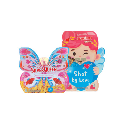 SilverQueen Chunky Butterfly 3x22gr/Cupid  Valuepack 3x26gr