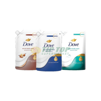 Dove Body Wash Serum Moisture Renew/Pampering Care/Sensitive Relief Refill 400ml