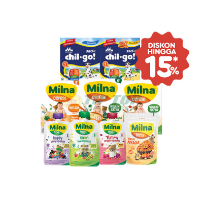 Chilgo/Milna Aneka Produk Susu dan Makanan untuk Bayi dan Balita Varian Sama