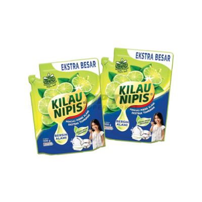 Kilau Nipis Cairan Pencuci Piring Ekstra Tumbuhan Refill 1.5kg