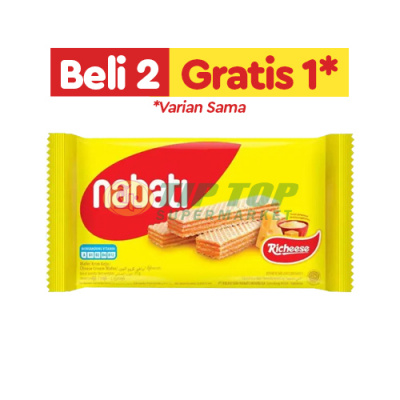 Nabati Richeese Wafer Krim Keju 75gr
