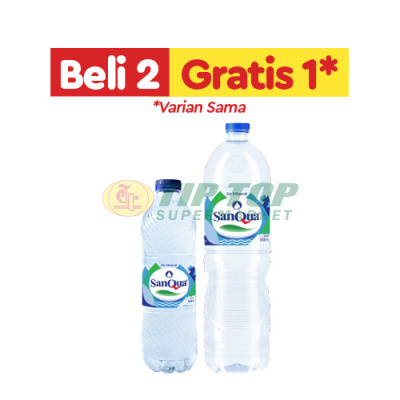 Sanqua Air Mineral Botol 550ml/1500ml