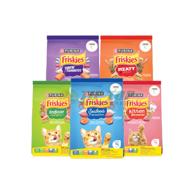 Friskies Cat Food Surfin Favourites/Meaty Grills/Indoor Delight/Seafood Sensation/Kitten Discoveries 1kg
