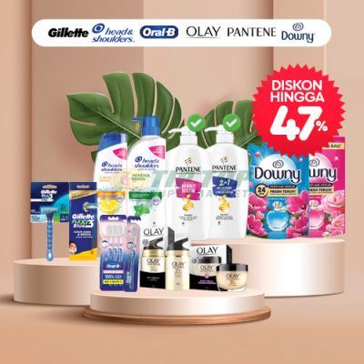 Gillette/Head & Shoulders/Oral B/Olay/Pantene/Downy Aneka Produk Perawatan Tubuh & Softener *Varian Tertentu