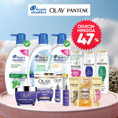 Head & Shoulders/Olay/Pantene Aneka Produk Perawatan Tubuh dan Shampoo *Varian Tertentu