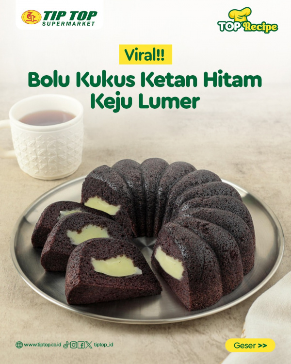Bolu Kukus Ketan Hitam Keju Lumer